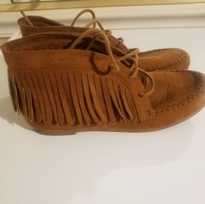 Mocassin booties